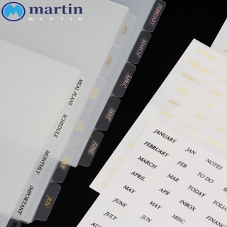 Martin สติกเกอร์ PVC ขนาด A5 A6 สําหรับสมุดโน้ตบุ๊ก