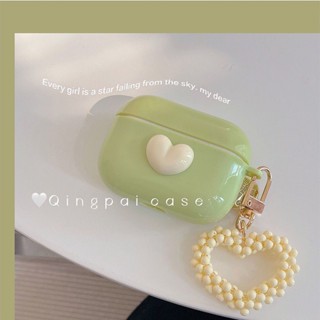 เคสหูฟัง สีเขียว สําหรับ Airpods 2 3