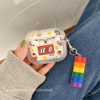 เคสหูฟังบลูทูธ ลายเลโก้ แนวสตรีท สําหรับ Airpods Pro airpods3 airpod2