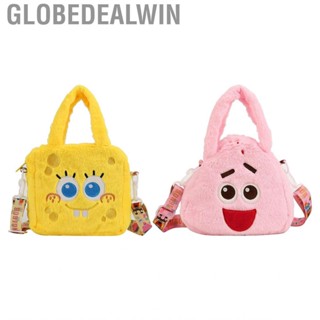 Globedealwin Shoulder Bag  Popular Cartoon Character Zipper Closure Adorable Polyester for Daily Life