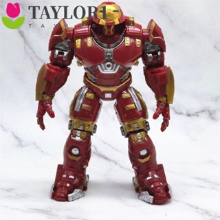 Taylor1 โมเดลฟิกเกอร์ อนิเมะ Hulkbuster พร้อมไฟ LED ข้อต่อขยับได้ 18 ซม. สําหรับของขวัญวันเกิด