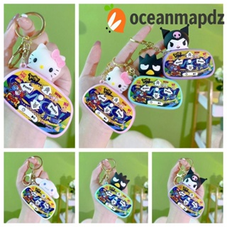 Oceanmapdz เกม Cinnamoroll|พวงกุญแจอะคริลิคไฟฟ้า ลายการ์ตูนแมวคุโรมิ แฟชั่นเรโทร สําหรับเด็กผู้หญิง