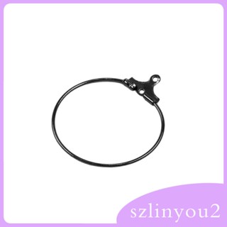 [szlinyou2] ต่างหู ทรงกลม ขนาดใหญ่ สีบรอนซ์ สไตล์คลาสสิก เครื่องประดับ สําหรับผู้หญิง DIY 20 ชิ้น