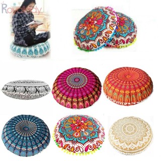 #ROYALLADY#Bohemian ปลอกหมอน พิมพ์ลาย ขนาด 43x43 ซม. สําหรับตกแต่งพื้น