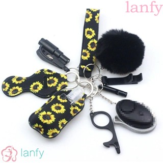 Lanfy ชุดพวงกุญแจ สายคล้องข้อมือ 10 ชิ้น ต่อชุด สําหรับผจญภัย