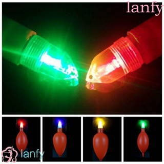 Lanfy ไฟกลางคืน LED ลอยน้ํา กันน้ํา น้ําหนักเบา ทนทาน 50 กรัม 70 กรัม 90 กรัม 110 กรัม อุปกรณ์เสริม สําหรับตกปลา