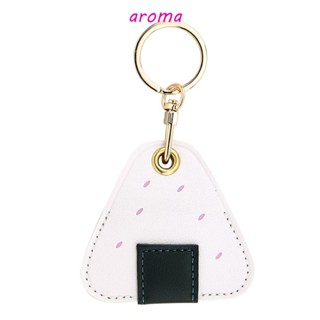 Aroma เคสพวงกุญแจ หนัง PU ทรงสี่เหลี่ยม ลายหยดน้ํา สําหรับใส่บัตรลิฟท์