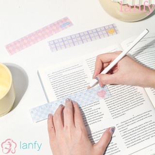 Lanfy ไม้บรรทัดกระดานหมากรุก แบบใส 15 ซม. สําหรับวาดภาพคณิตศาสตร์ DIY