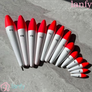 Lanfy ทุ่นโฟมแข็ง น้ําหนักเบา 2 กรัม - 60 กรัม สําหรับตกปลาน้ําเค็ม 5 ชิ้น