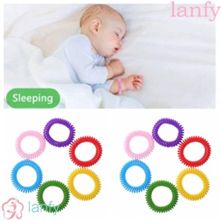 Lanfy สร้อยข้อมือไล่ยุง ป้องกันแมลง น้ํามันหอมระเหย ติดทนนาน ปลอดสารพิษ