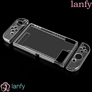 Lanfy เคสใส TPU ป้องกันรอย กันน้ํา ถอดออกได้ สําหรับ Nintendo Switch