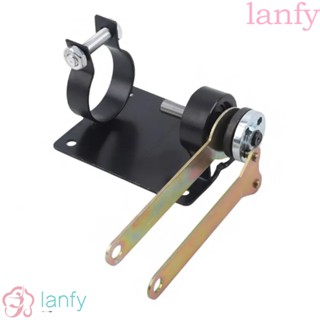 Lanfy ขาตั้งสว่านไฟฟ้า พร้อมประแจ และปะเก็นโลหะ สีดํา 10 มม. 13 มม.