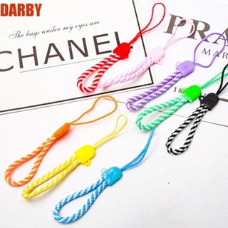 Darby สายคล้องโทรศัพท์มือถือ ผ้าไนล่อน แบบสั้น แฮนด์เมด กันหาย 5 ชิ้น