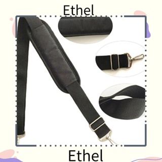 Ethel1 สายกระเป๋าไนล่อน ปรับได้ 145 ซม. สีดํา สําหรับกระเป๋าถือ