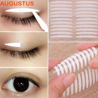 Augustus สติกเกอร์ติดตาสองชั้น แบบใส สองด้าน รูปมะกอก ติดทนนาน 200 คู่