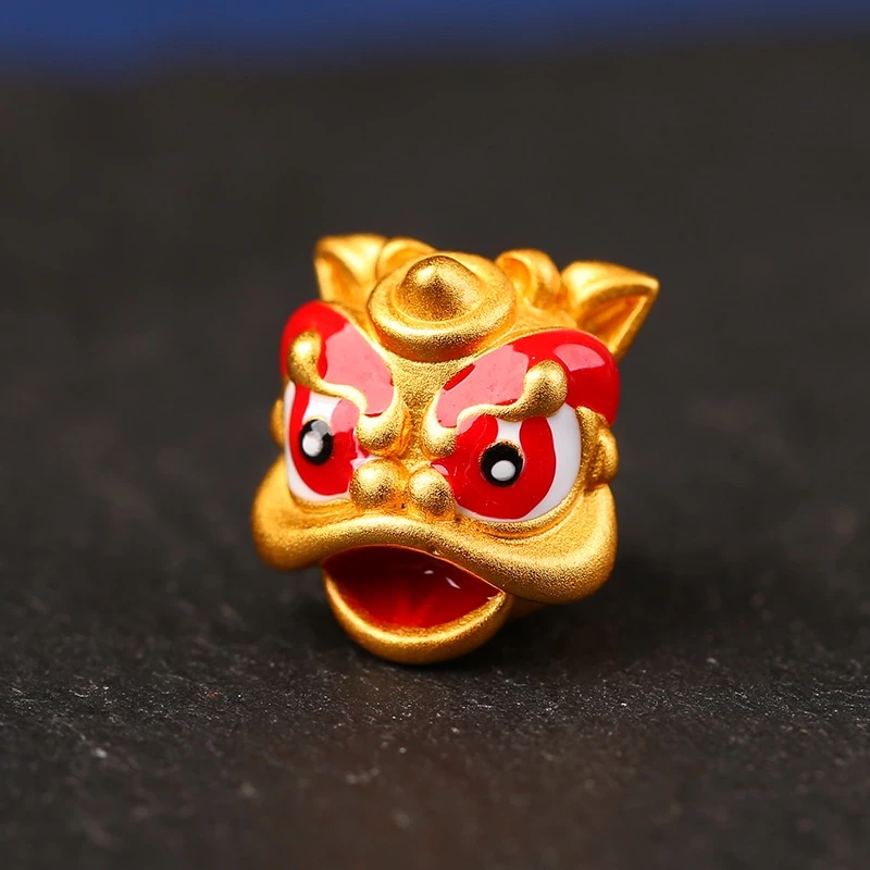 สร้อยข้อมือลูกปัดหัวสิงโต สัตว์มงคล แฮนด์เมด thumbnail 3