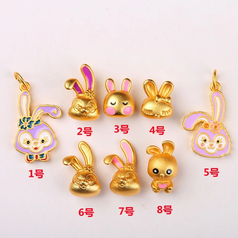 เครื่องประดับ สร้อยคอ จี้รูปกระต่าย แฮนด์เมด diy thumbnail 3