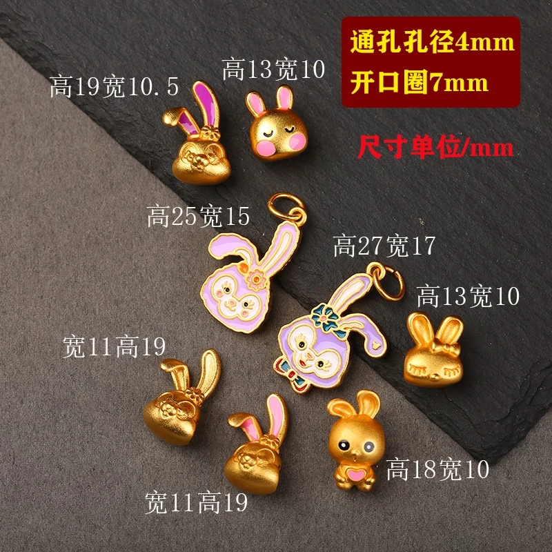 เครื่องประดับ สร้อยคอ จี้รูปกระต่าย แฮนด์เมด diy thumbnail 7