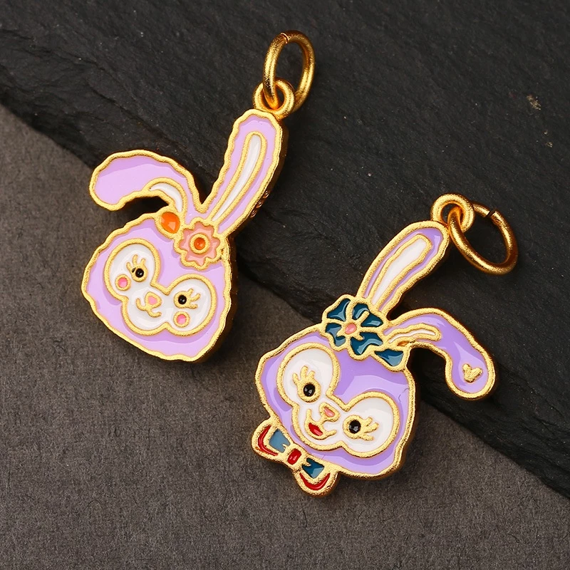 เครื่องประดับ สร้อยคอ จี้รูปกระต่าย แฮนด์เมด diy thumbnail 9