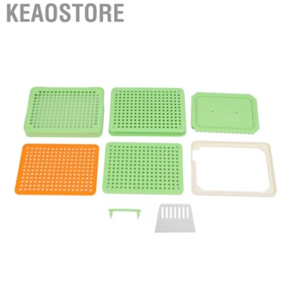 Keaostore Filling   High Pass Rate Tray 200 Holes Thick ABS Prevent Leakage for Pharmacy Use