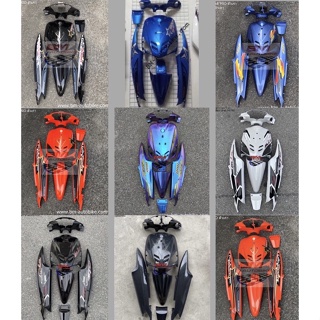 เฟรมรถMio ตัวเก่า (6ชิ้น) ไม่รวมดำด้าน ได้ตามรูป เฟรมรถ/TPAutobike14