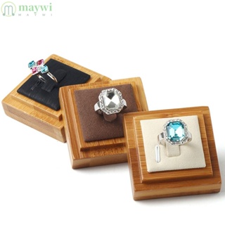 Maywi ชั้นวางเครื่องประดับ กล่องกํามะหยี่ สร้างสรรค์ อุปกรณ์ประกอบฉาก