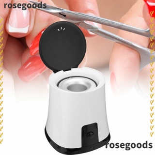 Rosegoods1 อุปกรณ์ทําความสะอาดเล็บ ประหยัดไฟฟ้า อุณหภูมิสูง สะดวก สําหรับเล็บโลหะ