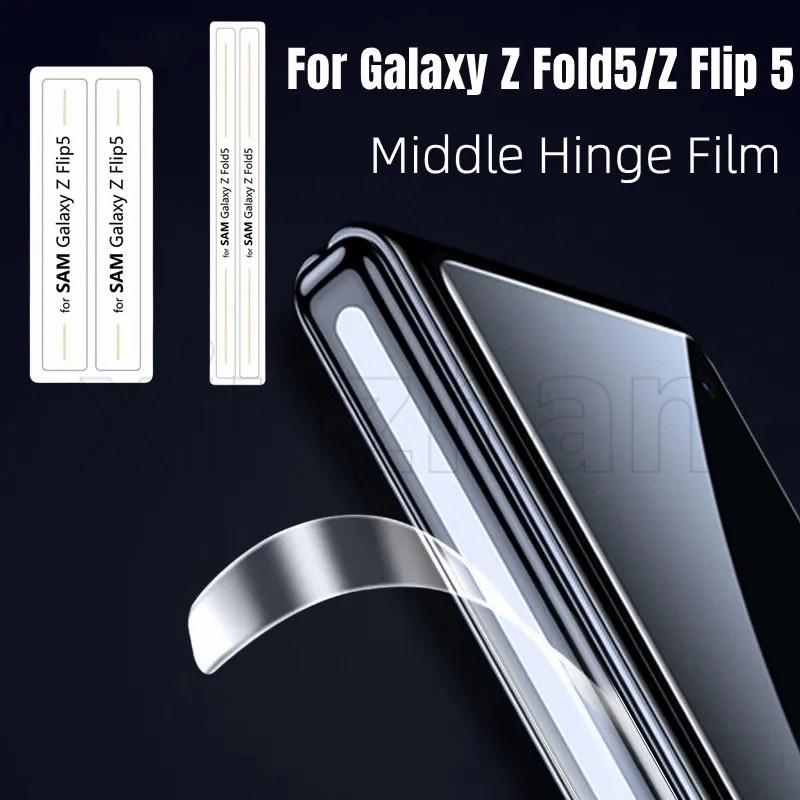 ฟิล์มไฮโดรเจลนิ่ม แบบใส ป้องกันรอยขีดข่วน สําหรับ Samsung Galaxy Z Flip 5 Z Fold 5 Edge 3 ชิ้น