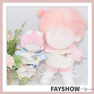 Fay ชุดเสื้อฮู้ด คอปก สําหรับตุ๊กตา 10 20 ซม.