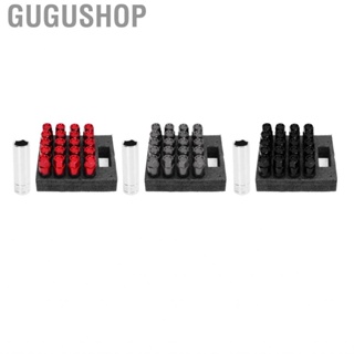 Gugushop Wheel Lug Bolt Nuts  Rustproof 20pcs Taper Black for Cars