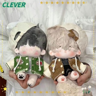 Clever เสื้อโค้ทเบสบอล ขนาด 20 ซม. อุปกรณ์เสริม สําหรับตกแต่งบ้านตุ๊กตา