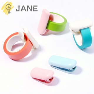 Jane คลิปตัดเทปกระดาษ ขนาดเล็ก แบบพกพา สีแคนดี้ สําหรับโรงเรียน สํานักงาน DIY