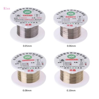 Kiss Molybdenum ลวดตัด 100 ม. 329 ฟุต สําหรับแยกกระจกด้านหน้า LCD 4 ขนาด