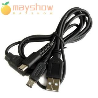 Mayshow สายชาร์จแบตเตอรี่ 2 in 1 สําหรับ DS NDS Lite NDSL DSI LL XL