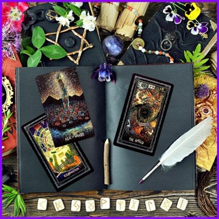 ชุดไพ่ทาโรต์ 78 ใบ สําหรับเล่นเกมกระดาน Future Telling Desk Board Game Favor Famil notath
