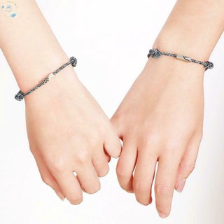 สร้อยข้อมือ อเนกประสงค์ ถักมือ สีตัดกัน แฟชั่นทันสมัย
