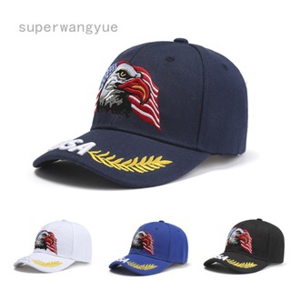 Wy1 หมวกเบสบอล ปักลายนกอินทรีย์อเมริกัน แฟชั่นสําหรับผู้ชาย