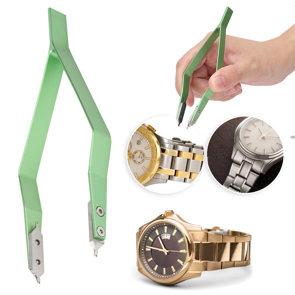 Watching You V Shaped Watch Spring Bar Tweezers เครื่องมือซ่อมนาฬิกาโลหะ