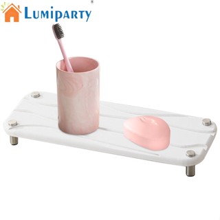 Lumiparty ที่วางฟองน้ํา กันลื่น แบบแห้งเร็ว สําหรับวางสบู่ ฟองน้ํา แปรง โลชั่น