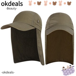 Okdeals หมวกเบสบอล กันแดด ระบายอากาศ สี่รู สําหรับผู้ชาย