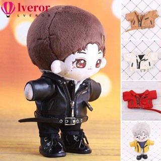 Lveror เสื้อแจ็กเก็ตแฮนด์เมด อุปกรณ์เสริม สําหรับตุ๊กตา 1/12 BJD 20 ซม.