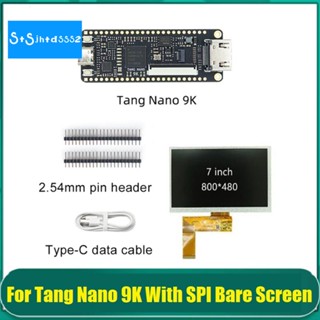 เมนบอร์ดหน้าจอ SPI 7 นิ้ว สําหรับ Tang Nano 9K FPGA GoAI GW1NR-9 RISC-V RV HD 40P RGB