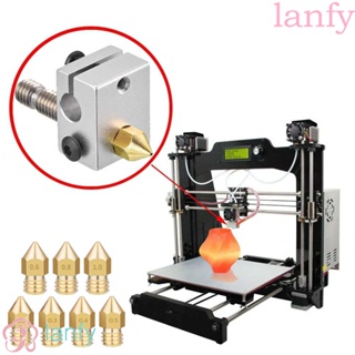 Lanfy MK8 หัวฉีดทองเหลือง 0.6 มม. 0.4 มม. CR10 อุปกรณ์เสริมเครื่องพิมพ์ 3D CR10S Ender-3 0.2 มม.