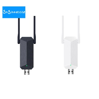 อะแดปเตอร์รับสัญญาณเครือข่าย WiFi6 USB 1800Mbps Dual Band AX1800 2.4G 5GHz Wifi สําหรับคอมพิวเตอร์ แล็ปท็อป Windows