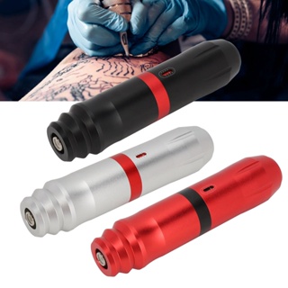 Mother &amp; Baby เครื่องสักโรตารี่ Professional Salon Alloy Ergonomic Liner Shader Motor Tattoo Pen with Scale Mark