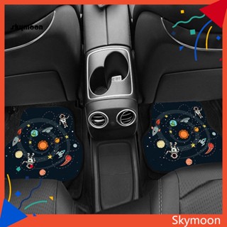 Skym* พรมปูพื้นรถยนต์ กันลื่น น้ําหนักเบา ทนความร้อน 2 ชิ้น