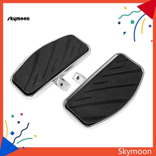 Skym* ที่พักเท้า กันสนิม สีดํา สําหรับรถจักรยานยนต์ Honda VTX 1300 1800 2 ชิ้น