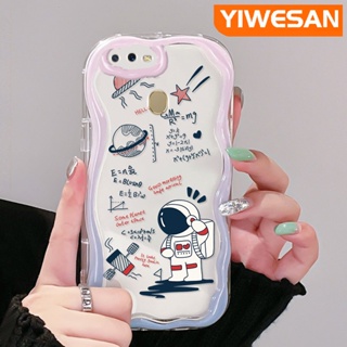 เคสโทรศัพท์มือถือแบบนิ่ม ใส กันกระแทก ลายการ์ตูนอวกาศ มาการอง สีสันสดใส สําหรับ OPPO A12 A12s A5s A7 A11K