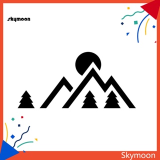 Skym* สติกเกอร์ไวนิล รูปดวงจันทร์ สําหรับติดตกแต่งรถยนต์ Van Mountain Moon