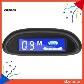 Skym* เรดาร์มอนิเตอร์จอดรถยนต์ LED เซนเซอร์ถอยหลัง ขนาดกะทัดรัด สีดํา สําหรับรถยนต์ 1 ชุด